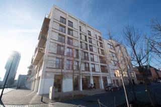 <p><span>Eigentijds en Luxueus licht appartement - studio met ruim Noord - Oost terras op het Eilandje en op 10 minuten fietsen van het centrum.</span></p><p><span>Rustig gelegen hoek appartement op de eerste verdieping van een laag gebouw. Je komt binnen in de zonnige sfeervolle leefruimte, parketvloer en een aangenaam slaapgedeelte.</span></p><p><span>Een volledig geïnstalleerde half open keuken voorzien van alle toestellen. Dé troef van dit appartement? Het gezellige terras met prachtig vergezicht op groen en zijdelings zicht op de haven, "het Kempisch dok", waar u rustig kan genieten van het zonnetje.</span></p><p><span>De ruime badkamer is uitgerust met een dubbele wastafel en douchecabine met afgescheiden toilet. Aangrenzend heeft men nog een ruime berging waar de aansluiting zich bevindt voor wasmachine en droogkast.</span></p><p><span>Het betreft een hoogwaardig afgewerkte studio voorzien van alle luxe en comfort.</span></p><p><span>Op -1 heeft men nog een autostaanplaats ter beschikking aan €100 p/mnd.</span></p><p><span>Bijzonderheden:</span></p><p><span>-terras met prachtig zicht.</span></p><p><span>-</span><span>pand wit opgeschilderd.</span></p><p><span>-gordijnrails voorzien.</span></p><p><span>-opbouw armaturen met led spots.</span></p><p><span>-vloerverwarming.</span></p><p><span>-vaste kosten 90 euro p/mnd.</span></p><p><span> </span></p>