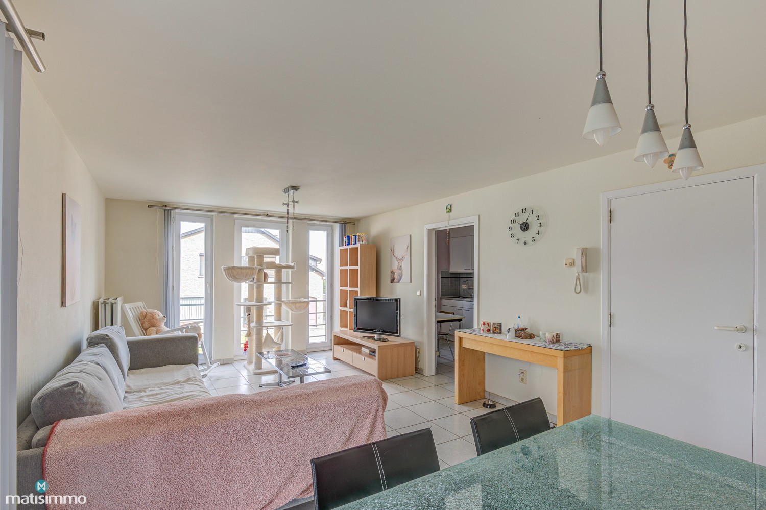 GOED ONDERHOUDEN APPARTEMENT MET BALKON, GARAGE EN KELDERBERGING TE BILZEN - foto 3