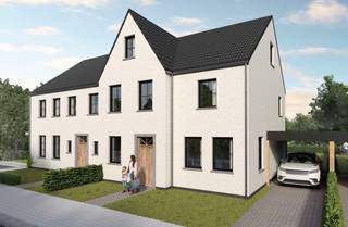 Kwalitatieve energiezuinige pastorij-nieuwbouwwoning met 4 slk, tuin en carport. Goedgelegen te Desselgem, nabij invalswegen, scholen en...