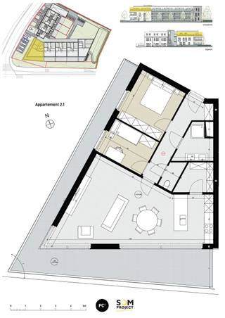 Prachtige en unieke nieuwbouw penthouse te Korbeek-Lo (6% BTW mogelijk!!) Bent u op zoek naar een appartement met een prachtig panoramisch zicht en...