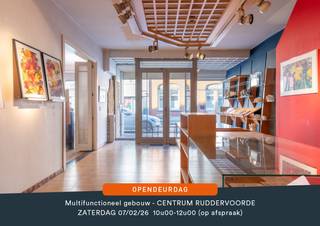 OPENDEURMOMENT OP ZATERDAG 7 FEBRUARI 2026 tussen 10u00 en 12u00 (op afspraak)Uniek multifunctioneel gebouw (bewoonbare oppervlakte van 365 m²) met...