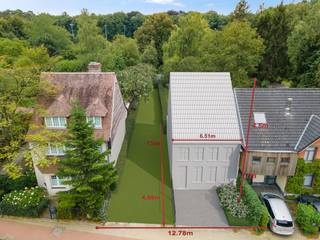 Kenmerken van de bouwgrond:Oppervlakte: 222m²Bestemming: woongebiedAfmetingen:Breedte vooraan: 6,78mDiepte perceel: 41,53mBouwdiepte: max...