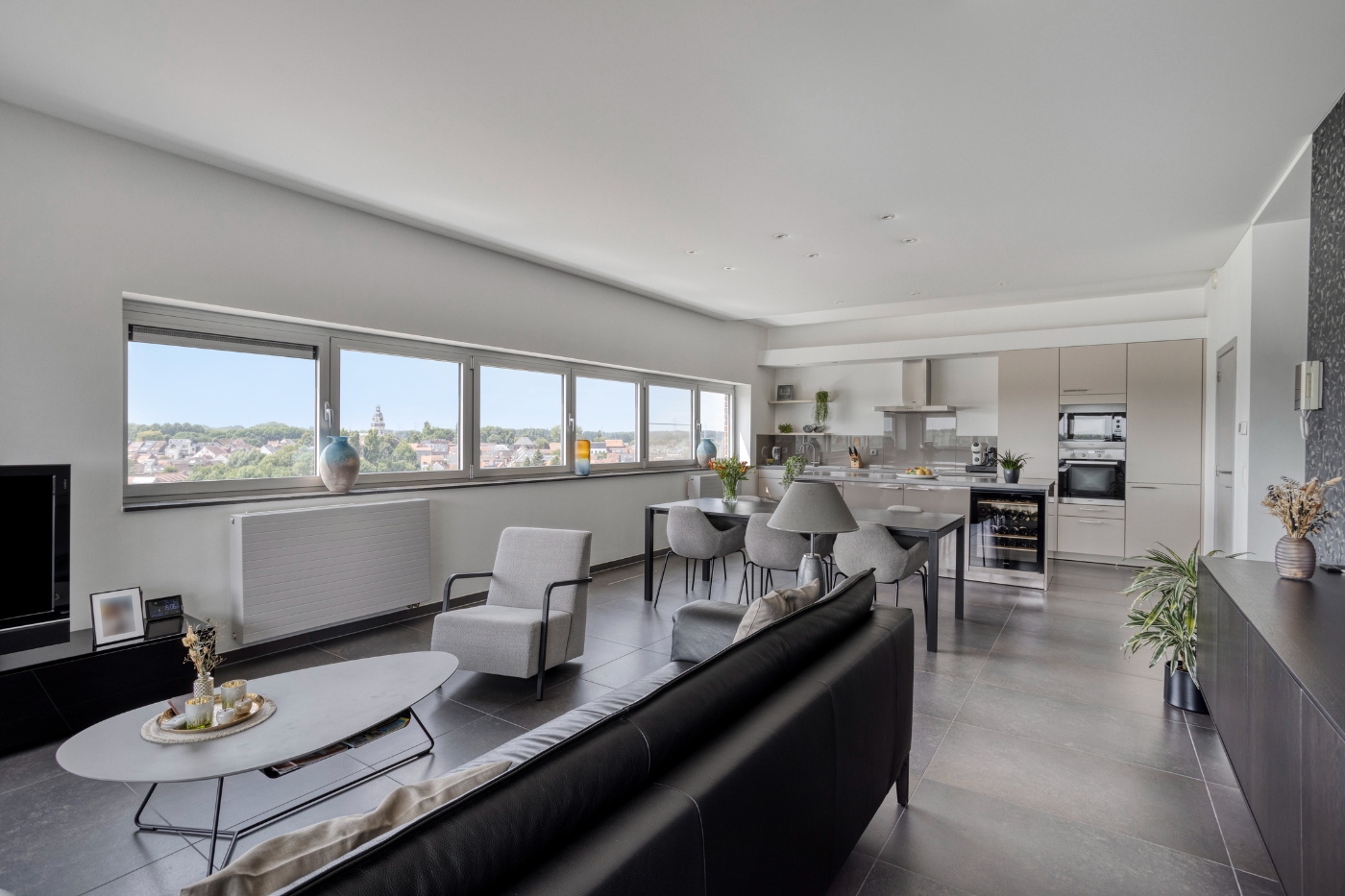 Luxueus appartement met panoramisch scheldezicht - 7de verdieping in Rupelmonde - foto 3