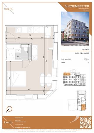 <p><span>Volwaardige studio met zelfstandige indeling en voldoende leefruimte. Geschikt voor studenten die bewust kiezen voor meer autonomie.<br />Vierde verdieping, vlot bereikbaar via trap of lift, met gebruik van de gedeelde faciliteiten van de residentie.<br />De unit maakt deel uit van Studentenresidentie </span><span>Burgemeester</span><span>: een hoogwaardig studentenproject met 41 kwalitatieve studentenkamers en studios in de Blijde Inkomststraat in Leuven, op wandelafstand van faculteiten, station en het stadscentrum. </span></p>