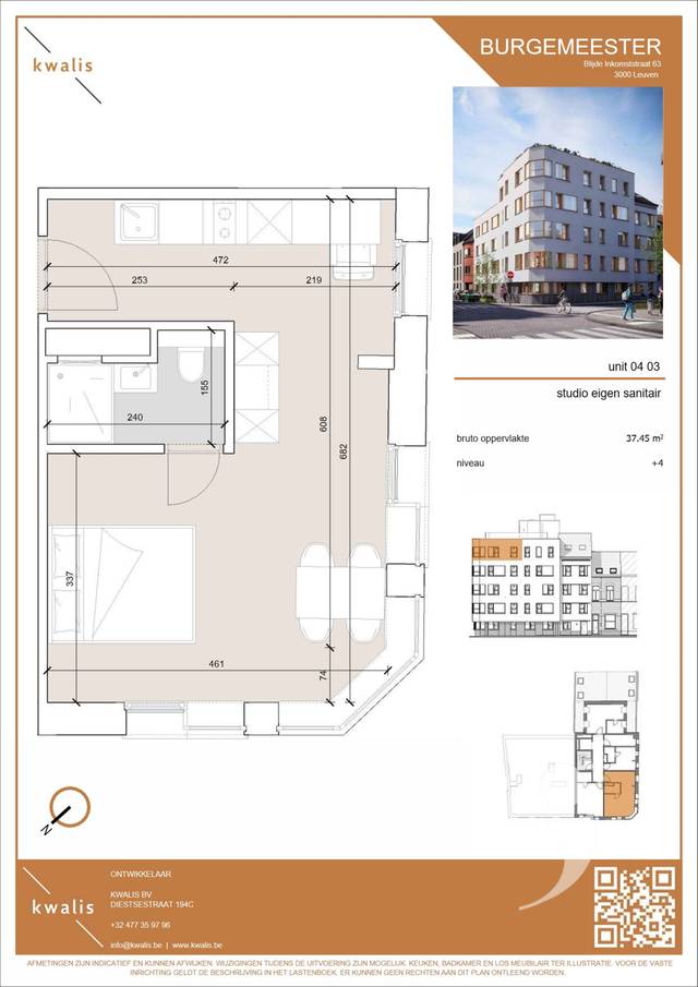 Projet à louer à Louvain