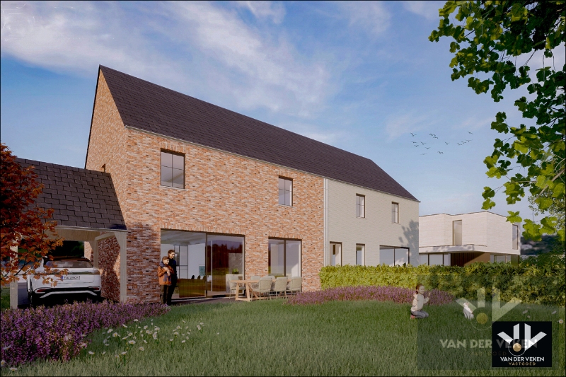 Moderne halfopen nieuwbouwwoning met 4 slaapkamers en 2 badkamers met carport - foto 4