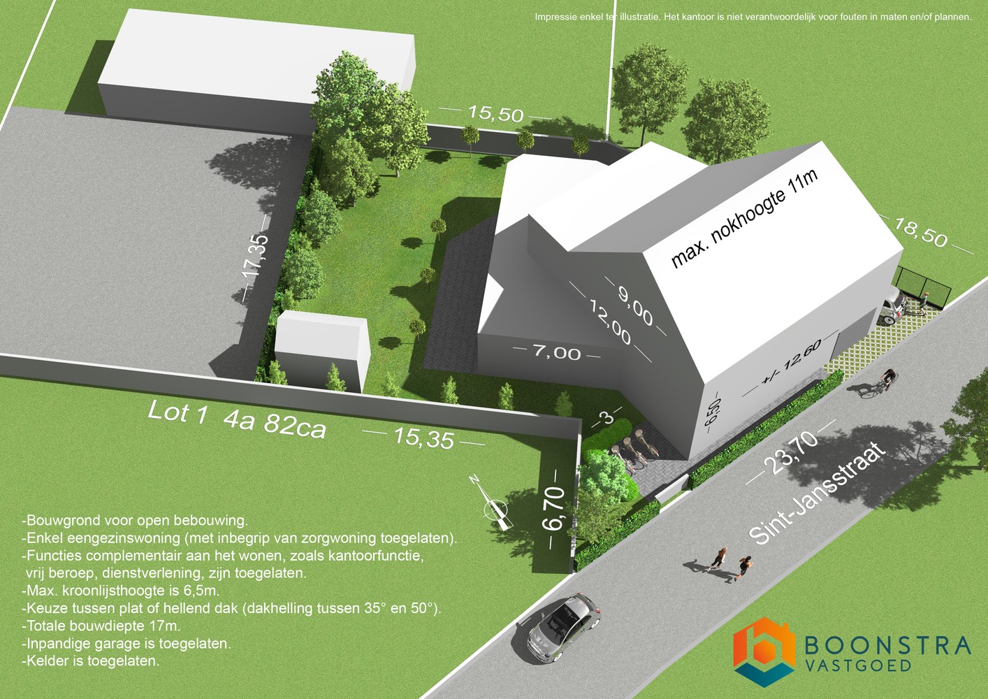 Bouwgrond voor open bebouwing op perceel van 482m² te Rijmenam - foto 1