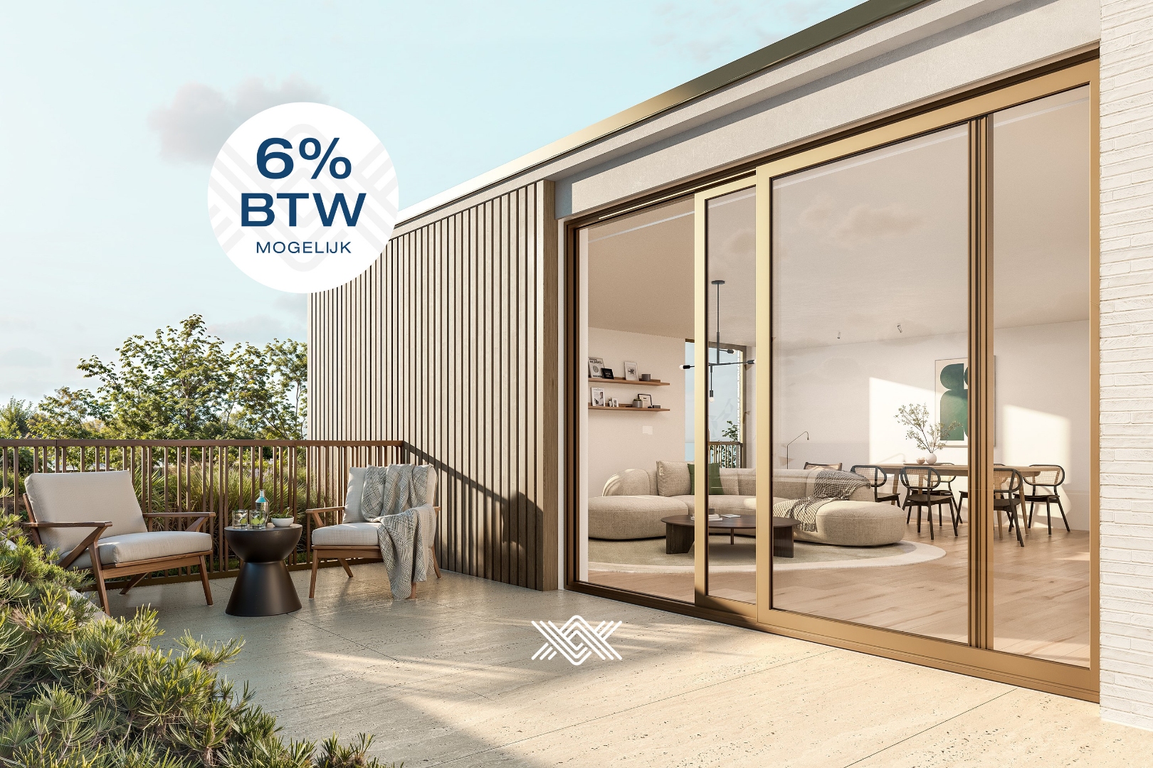 Penthouse met ruim terras op het tweede verdiep - photo 1