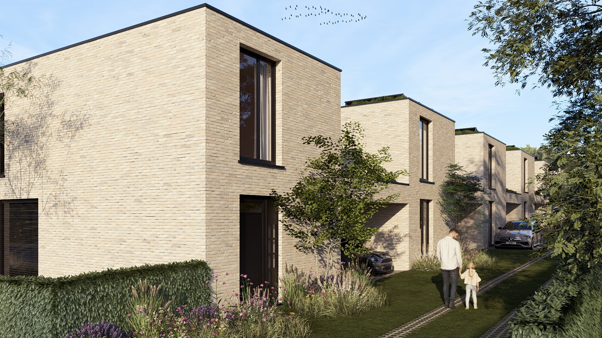 Nieuwbouwwoning op 2a01ca met 2 slpk's en overdekte carport te Maasmechelen - foto 1