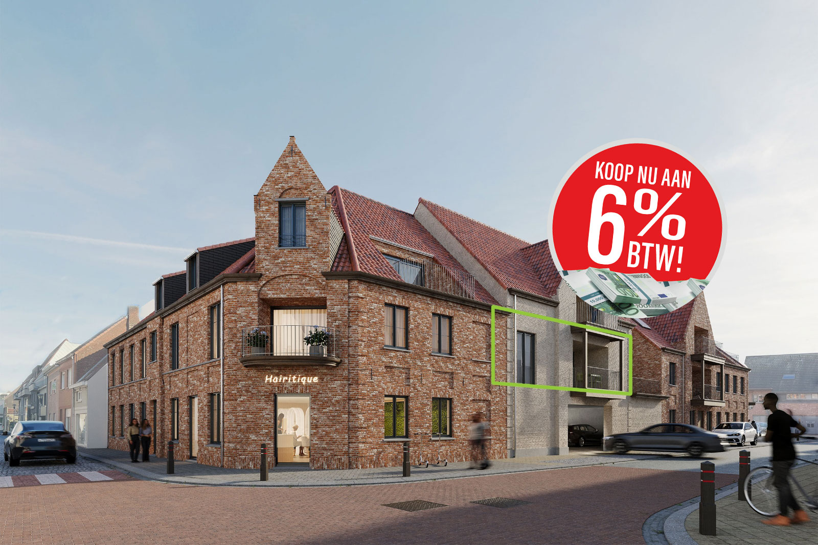 Apartment for sale in Koekelare with 1 bedroom - photo 1