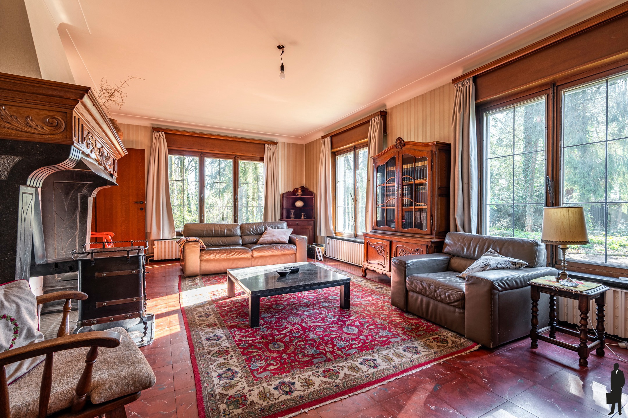 Uitzonderlijk gelegen villa in groen op grond van ca 1.730m² - foto 4