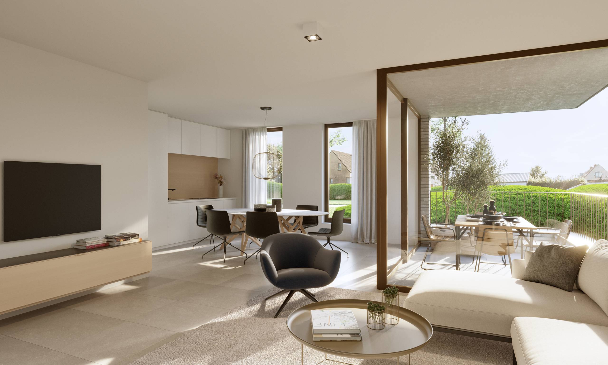 Nieuwbouwappartement met terras in het centrum te Lommel - foto 4