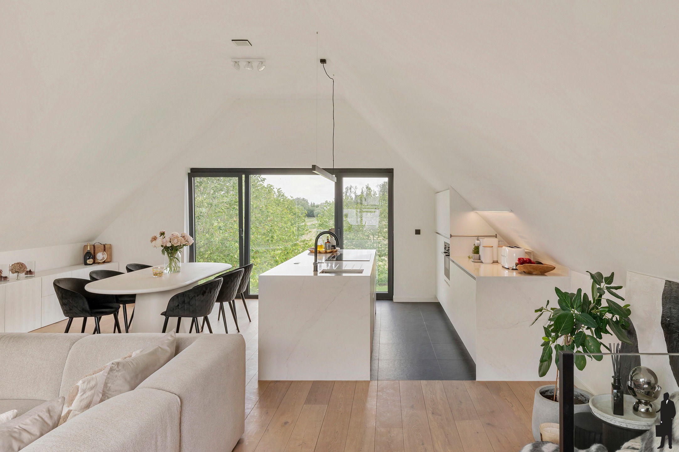 Prachtig BEN-duplexappartement met 3 slaapkamers en royaal zonneterras van 43 m² met vrij uitzicht op groen en weilanden. - foto 5