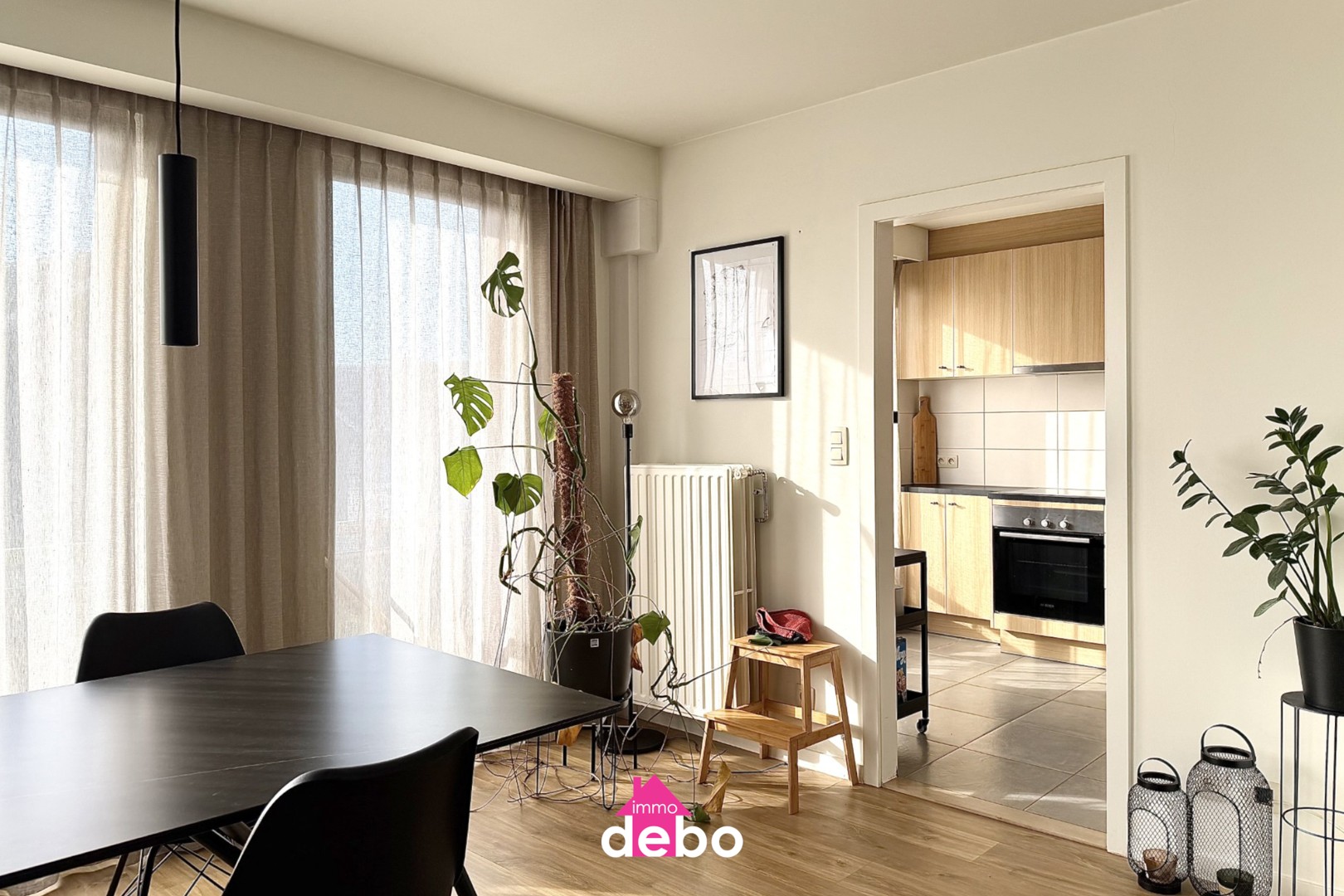 Modern appartement in Harelbeke nabij de Leie en het centrum met ruim terras - foto 5