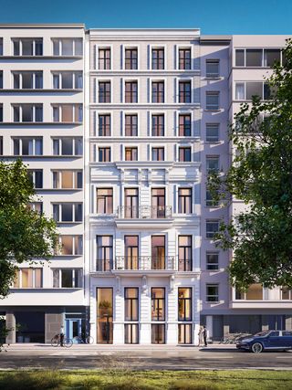 Residentie de Academie: waar historische Grandeur en hedendaagse luxe één worden.<br /><br />Met gepaste trots stellen we u residentie De Academie voor, een uitzonderlijk nieuwbouwproject op de site van de legendarisch kappersschool “Academie Verbist” <br /><br />Met een minimale oppervlakte van 162 m² bieden deze ruime appartementen een oase van luxe. Elk aspect, van de strakke architectuur, energetische prestaties zoals warmtepomp en vloerverwarming tot de verfijnde interieurafwerking, is ontworpen om de meest veeleisende kopers te bekoren. <br /><br />Genesteld in het hart van Antwerpen biedt dit project een ongeëvenaarde locatie. Op een steenworp vinden we een overvloed aan culinaire hoogstandjes, culturele ervaringen en luxe winkels. <br />De gelijkvloerse en eerste verdieping is met zijn 231 m² meteen de ruimste van allemaal en doet dankzij de indeling en oppervlakte eerder denken aan een huis dan een appartement. De eerste verdieping bestaat uit een inkomhal voorzien van vestiaire en separaat toilet, zeer ruime leefruimte met open keuken, berging, twee slaapkamers (waarvan een met aansluitend terras), twee badkamers, dressing en tweede toilet. De onderliggende verdieping beschikt over een ruime polyvalente ruimte (extra zithoek, bureau,..) berging, toilet, slaapkamer nummer drie en badkamer nummer drie. Van hieruit heeft u toegang tot terras nummer twee en de gezellige, privatieve stadstuin! <br /><br />Neem contact met ons op voor meer informatie of een afspraak waar we dit project graag aan u voorstellen!