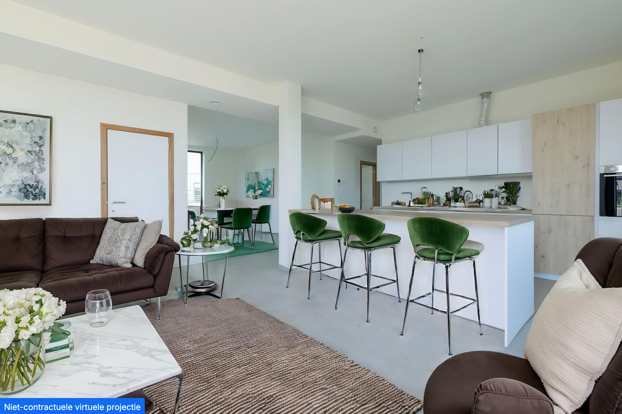 Nieuwbouw appartement met 3 slpk en terras te Evere - foto 3