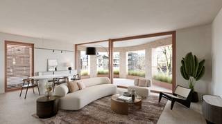 PLUSPUNTEN VAN HET PROJECT:<br />+ zongerichte oriëntatie<br />+ groene omgeving<br />+ grote terrassen<br />+ ruime appartementen<br />+ exclusiviteit ten top<br />+ energieneutraal<br />+ ventilatie D<br />+ warmtepomp lucht/water<br />+ vloerverwarming<br /><br />EXTRA:<br />+ akoestische beglazing voorzien in buitenschrijnwerk<br />+ habito gipskarton geplaatst <br />+ plannen maatwerkmeubilair beschikbaar<br />+ (geen airco voorzien)<br /><br />AANNEMERS:<br />+ keuken: Sleurs &amp; Vangompel<br />+ badkamer: Facq<br />+ vloeren: 4D tegels<br /><br />DOWNLOAD: onder het tabblad downloads kan u alle plannen terugvinden, alsook het lastenboek.<br /><br />FINANCIERING:<br />Opgelet: voor woningen gelegen in België zijn enkel Belgische hypotheken mogelijk. Maak tijdig een afspraak zodat u zich op voorhand kan bevragen over de mogelijkheden.<br />Kandidaat-kopers die hun financiële plaatje al hebben voorbereid, wekken altijd meer vertrouwen.<br /><br />SUCCESVOL VERKOPEN?<br />Dankzij succesvolle transacties zijn wij steeds op zoek naar nieuw aanbod. Overweegt u te verkopen of te verhuren? Informeer vrijblijvend naar onze werkwijze.<br /><br />HOUD ME OP DE HOOGTE:<br />Niet gevonden wat u zocht? Schrijf u gratis in op onze website zodat u vrijblijvend op de hoogte wordt gebracht van nieuw aanbod: https://www.immosign-plus.be/nl/hou-me-op-de-hoogte/<br /><br />Wilt u graag meer weten over deze instapklare luxueuze appartementen? Contacteer ons dan voor vrijblijvende info op +32 89 87 03 67 of elke@immosign-plus.be. Tot binnenkort?