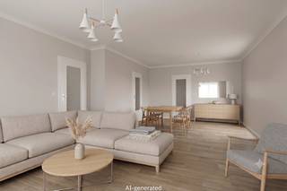 Bij het betreden van het appartement komt u terecht in een inkomhal met ingemaakte kasten. Vanuit de hal wandelt u door naar de lichtrijke leefruimte waar een groot schuifraam toegang biedt tot het eerste terras. Aansluitend op de woonkamer bevindt zich de vernieuwde keuken, die beschikt over een aanpalende berging. De nachthal leidt u naar de 2 slaapkamers, waarvan de kleinste kamer toegang heeft tot het tweede terras. Daarnaast is er een 3de kamer aanwezig, die u volledig naar wens kunt inrichten als dressing of bureau. Verder is er een gastentoilet en een badkamer, die beiden in 2024 zijn vernieuwd.<br /><br />Bijzonderheden: <br />- Energiezuinig - EPC B<br />- Verhuurd sinds 2010 aan €805/maand<br />- Garage achteraan optioneel aan te kopen voor €25.000<br />- 2 terrassen<br />- Gemeenschappelijke fietsen- en vuilbakberging<br /><br />De bereikbaarheid van dit appartement te koop in Merksem is top. Op wandelafstand vindt u supermarkten en het openbaar vervoer. Dit vastgoed in Merksem is een interessante opportuniteit voor zowel starters als investeerders. Kom snel kijken ontdek zelf de mogelijkheden van dit appartement!<br /><br />Het Dewaele vastgoedkantoor van Merksem te Lambrechtshoekenlaan 183 staat graag tot uw dienst. Had u graag een gratis schatting van uw eigendom via ons immokantoor? Mail naar maxime.weyler@dewaele.com.<br /><br />De AI-visualisaties zijn bedoeld als inspiratie. Er werd geen rekening gehouden met technische specificaties, stedenbouwkundige voorschriften of de concrete mogelijkheden tot realisatie.<br /><br />Bestuursmaatregelen in het maatregelenregister: nee