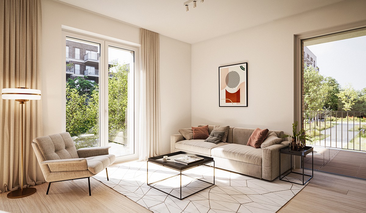 App. B2.1.2: appartement met 2 slaapkamers met zicht op het Noordhofpark - foto 5