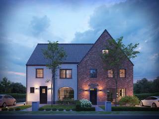 In de Zwanestraat in Houthulst wordt momenteel deze <span><strong>half-open woning</strong></span> gebouwd.  Enerzijds is de ligging van deze woning vrij landelijk, anderzijds bevindt deze woning zich op fietsafstand van het centrum van Houthulst.<br />De unieke uitstraling van deze woning wordt bekomen door zijn landelijke charme dankzij een oude recuperatie gevelsteen in combinatie met de vele natuursteen elementen. <br />Op het gelijkvloers van deze woning vinden we een <span><strong>ruime leefruimte </strong></span>met veel lichtinval met aansluitend een <span><strong>open keuken.</strong></span>  Palend aan de keuken wordt een ruime berging voorzien.  In de inkomhal vinden we de trap naar de eerste verdieping waar er 3 ruime slaapkamers voorzien zijn.  Verder vinden we hier de badkamer (met inloopdouche, bad en dubbel lavabo) en een afzonderlijk toilet.  De volledige <span><strong>bovenverdieping</strong></span> heeft <span><strong>rechte muren</strong></span> (geen veluxen).  Bovendien is er de mogelijkheid om optioneel een vaste trap te voorzien naar de zolder waar nog 1 tot 2 bijkomende slaapkamers kunnen voorzien worden.  <br />Deze nieuw te bouwen woning wordt volledig afgewerkt met kwalitatieve materialen zoals o.a. <span><strong>maatkeuken</strong></span> inclusief toestellen met een <span><strong>natuurstenen werkblad</strong></span>, <span><strong>vloerverwarming</strong></span> op het gelijkvloers en de eerste verdieping aangestuurd door middel van een <span><strong>warmtepomp</strong></span> (water/lucht), laminaat in de slaapkamers, zonnepanelen, <span><strong>oprit, terrassen</strong></span>, eiken trap, regenwaterpomp in de put  … De keuzes voor de afwerking zijn volledig naar smaak van de koper.<br />Interieurfoto’s zijn als voorbeeld van een gelijk(w)aardige woning. <br />Ontdek deze nieuwbouwwoning in Houthulst en<span><strong> bezoek onze kijkwoning</strong></span><br />Grondoppervlakte: 444 m²  /  E-peil : 19  /  Prijzen excl. btw en registratiebelastingen<br />Voor meer informatie, <span><strong>contacteer BOUW BOSSU</strong></span> op het nummer<span><strong> 0496 101 201</strong></span> - www.bouwbossu.be