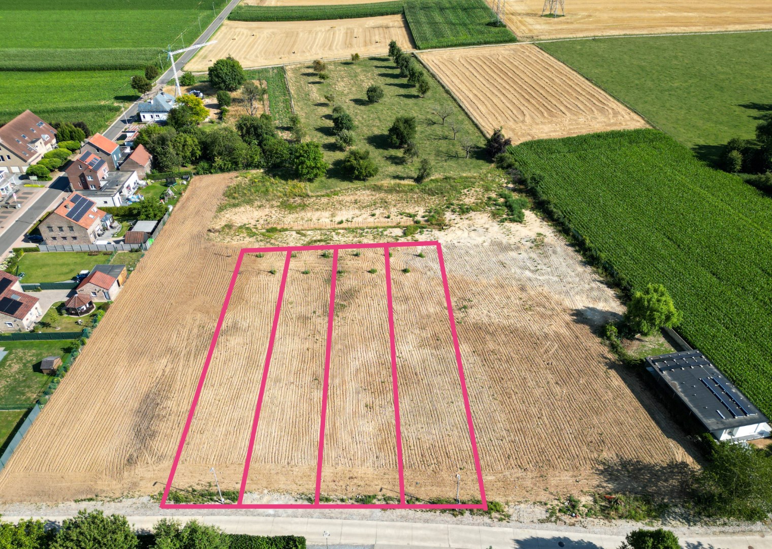 Projectgrond voor 4 halfopen bebouwingen - foto 1