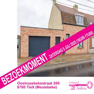* Een volledig gerenoveerde koppelwoning met 3 slaapkamers en ruime garage met automatische sectionale poort* 1.2 KM afstand Paanderschool Meulebeke...
