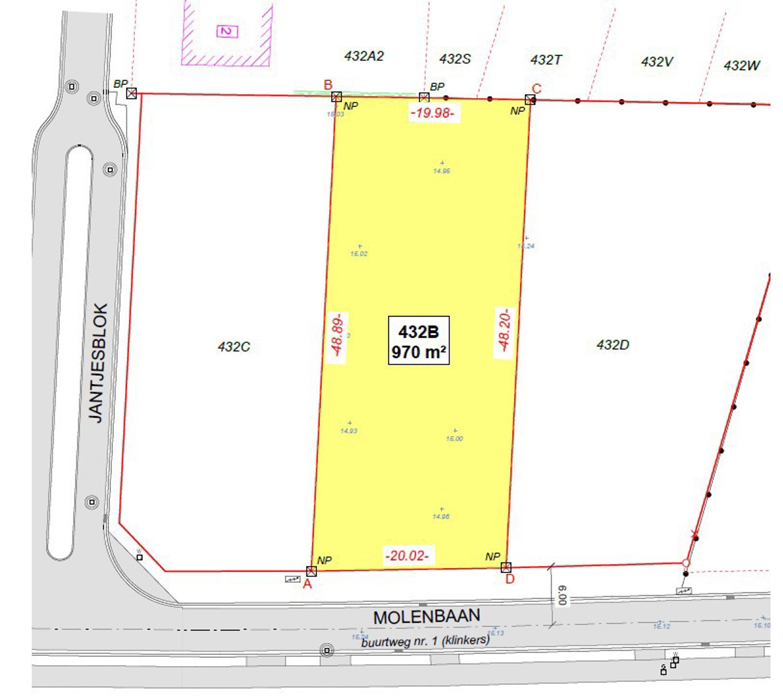 Bouwgrond van 970 m² voor open bebouwing in Vorselaar. - foto 2