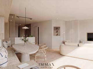 Dit prachtige project belichaamt stijlvol wonen in Knokke, waar hoogwaardige architectuur en <br />verfijnde afwerking samenkomen om een uitzonderlijke woonervaring te bieden.<br /><br />Locatie:<br />Deze unieke residentie is gelegen aan Kerkstraat 50 te Knokke-Heist op wandelafstand van het strand en nabij winkels, supermarkten en invalswegen. Dit kleinschalige, stijlvolle project bestaat uit vier moderne appartementen met 1 tot 2 slaapkamers, inclusief een duplexappartement met privétuin. <br /><br />Indeling en Voorzieningen<br />- Gelijkvloers: inkomhal, fietsenstalling, vuilnislokaal, vier privatieve bergingen, en een tuin. <br />- Appartementen: ruime en lichtrijke indelingen, hoogwaardige keukens en badkamers, en royale terrassen. <br />- Gemeenschappelijke delen: lift, inkomhal met videofonie, en een hoogwaardige afwerking. <br /><br />Afwerking en Comfort<br />- Strakke architectuur met duurzame en tijdloze materialen. <br />- Vloerverwarming en superisolerende beglazing voor optimaal comfort. <br />- Energiezuinig ontwerp (E-peil ≤ 26) met zonnepanelen en regenwaterrecuperatie. <br />- Uitstekende thermische en akoestische isolatie. <br /><br />Keuzemogelijkheden <br />Kopers genieten van de mogelijkheid tot maatwerk voor afwerkingen zoals keukens en vloeren binnen een flexibel budget. Eventuele aanpassingen aan het standaardpakket zijn bespreekbaar. <br /><br />Aarzel niet om ons te contacteren voor meer informatie via: tel.: 050 62 44 14 of via knokke@immax.be