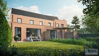Op een uitstekende locatie te centrum Berlaar bevindt zich dit prachtige kleinschalig nieuwbouwproject bestaande uit 3 nieuwbouwwoningen, 1 HOB en 2 gesloten bebouwingen.<br /><br />De woningen zijn voorzien van 4/5 gunstige slaapkamers met charmante tuin. Dit alles zorgt voor een unieke combinatie tussen rust en bereikbaarheid met invalswegen, omliggende gemeenten en oprit autostrade binnen handbereik.<br /><br />We betreden de woningen via de inkomhal met apart gastentoilet. Verder biedt de inkomhal toegang tot de zeer lichtrijke leefruimte door de vele raampartijen. Aansluitend bevindt zich de keuken dewelke voorzien is van alle hedendaagse kwalitatieve toestellen met aanpalende geriefelijke berging. <br /><br />Vanuit de leefruimte, verleend de trap ons toegang tot het 1 ste verdiep. Deze maakt plaats voor 3 gunstige slaapkamers, volledig uitgeruste badkamer en apart toilet.<br /><br />Tot slot geeft de vaste trap connectie naar de bovenste verdieping. Hier bevindt zich slaapkamer nummer 4 én is er de aanwezigheid van een polyvalente zolderruimte (mog. tot 5 de slaapkamer).<br /><br />Alle woningen genieten privatieve, overdekte parkeergelegenheid met aansluitend tuinberging of ruimte om fietsen te kunnen stallen.<br /><br />Standaard wordt er gebruik gemaakt van warmtepomp met vloerverwarming, ventilatiesysteem en zonnepanelen wat zorgt voor een energiezuinig leefcomfort.<br /><br />Tot slot zorgt het exceptioneel lastenboek voor een vrije keuze in afwerking!