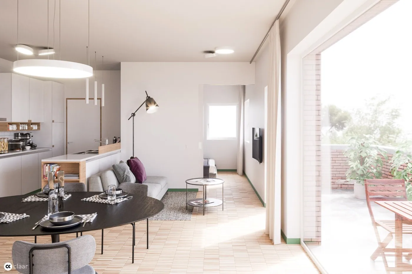 StJorisWinge - nieuwbouw apt 91 m2 met 2 slks + terras - foto 2