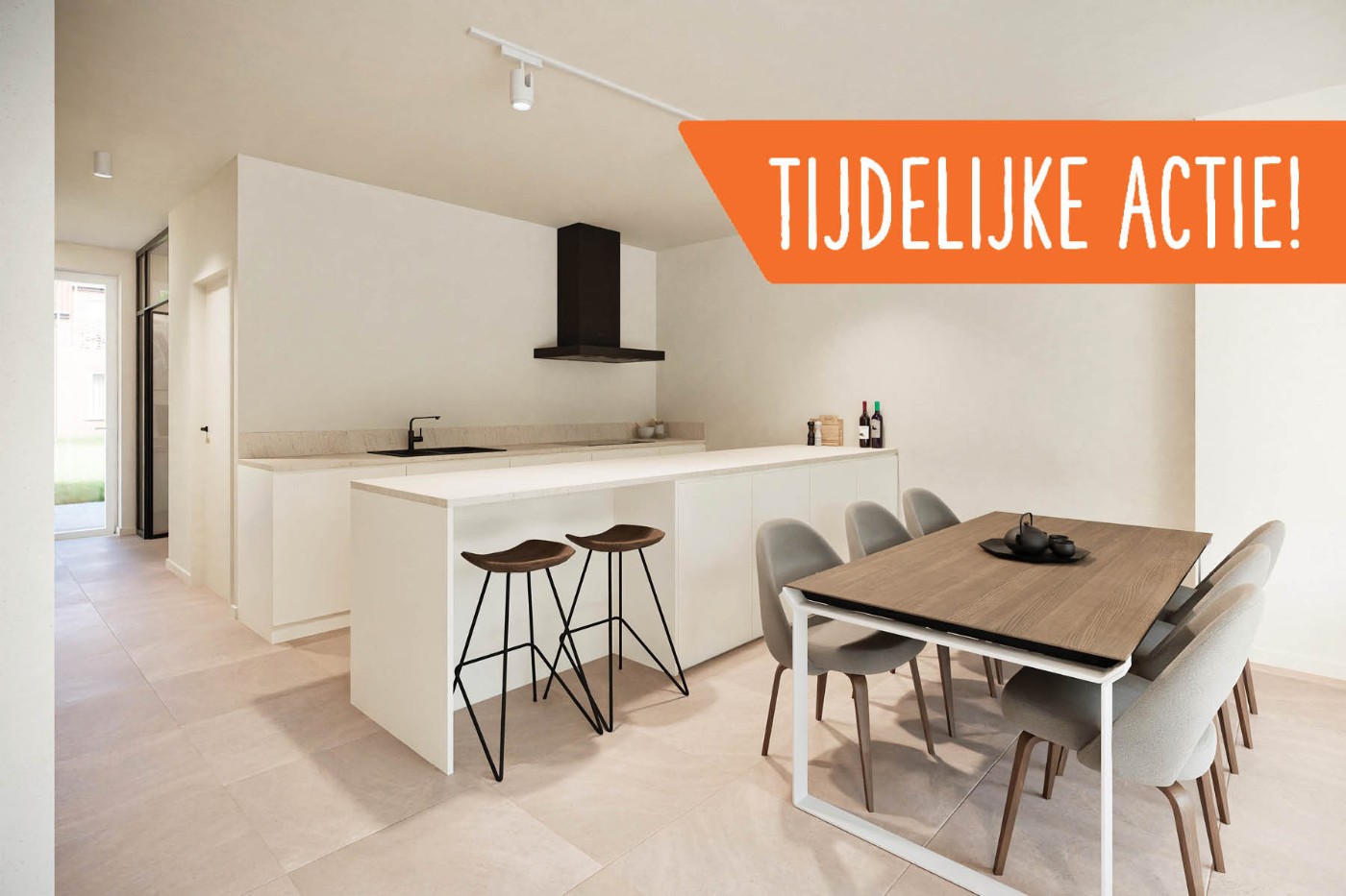 Grote nieuwbouwwoning met 3 slpk., autostaanplaats, kelderberging en tuin - foto 1