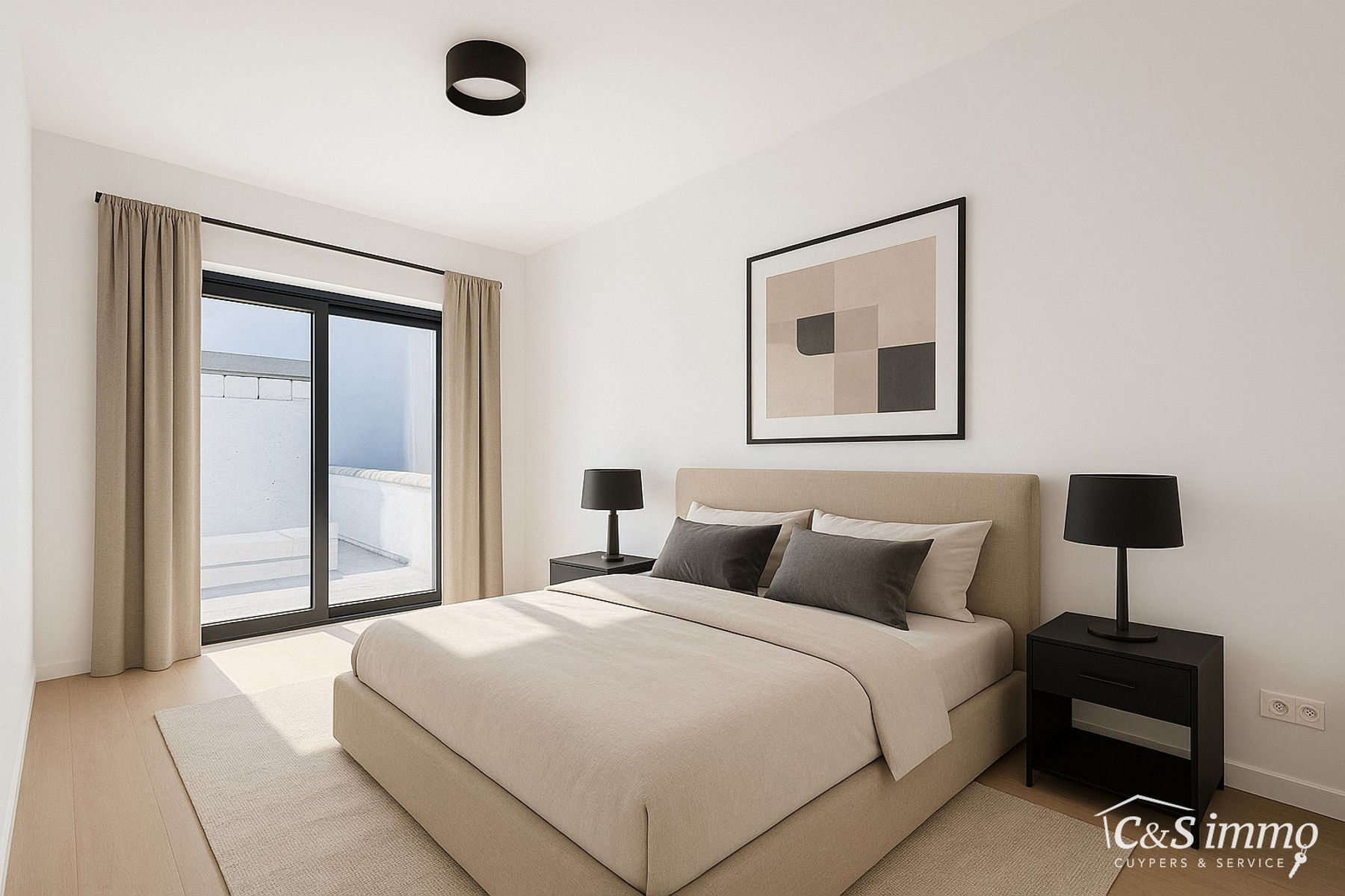 Vernieuwd 1 slaapkamerappartement met zonnig terras - foto 3