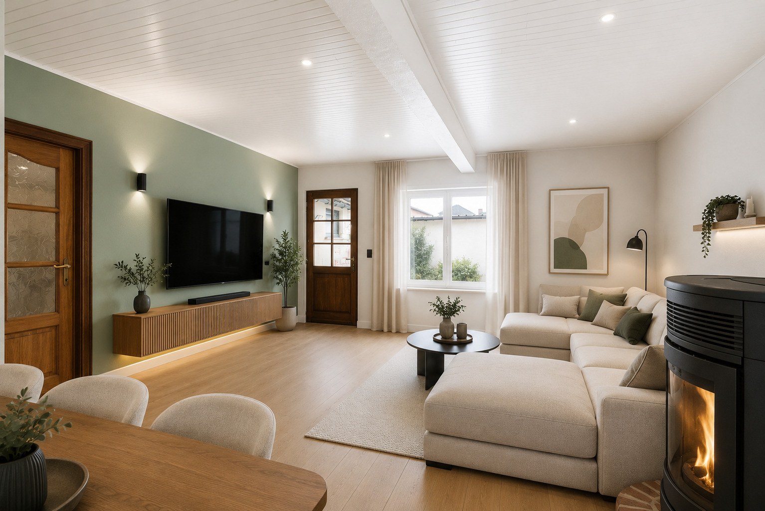 Te renoveren woning met 2 slpk, tuin en garage in Kerksken - foto 5