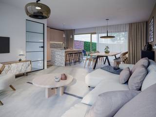 Deze aangename, luxueus afgewerkte nieuwe BEN-woning is gelegen in het zo rustige en landelijke Aaigem, in het centrum van het beschermd...