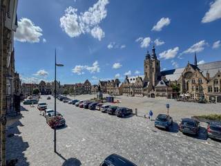 Dit appartement is gelegen op de Grote Markt en in de nabijheid van alle voorzieningen zoals scholen, winkels, station,... <br />en bestaat uit:<br /><br />GELIJKVLOERS:<br />Gemeenschappelijke inkomhal.<br /><br />VERDIEP 1:<br />Inkomhal - leefruimte - apart toilet - slaapkamer met douchekamer - keuken met dubbele spoelbak, elektrische kookplaat en dampkap - aangenaam terras met bergruimte.<br /><br />ALGEMEEN:<br />- Schrijnwerk: PVC - dubbel glas<br />- Elektrische verwarming.<br />- Algemene kosten: €60.<br />- Onmiddellijk vrij!<br /><br />Meer info op www.vastgoedvanoverschelde.be