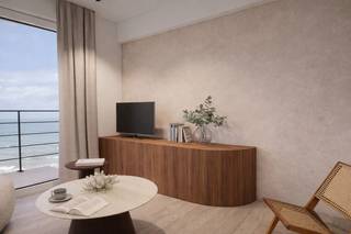 Op het tweede verdiep vinden we dit prachtig gerenoveerd, luxueus appartement met 2 slaapkamers en frontaal zeezicht. Dit appartement is tot in de puntjes afgewerkt van A tot Z met de mogelijkheid tot het bijkopen van meubels, gekozen via de interieurarchitect. Een perfecte combinatie van klasse, zeezicht en rust. Dit appartement is in renovatie, maar mogelijkheid tot bezichtigen van een gelijkaardig appartement als model.<br /><br />De indeling van het appartement op het tweede verdiep is als volgt:<br />Inkom, wc, badkamer, 2 slaapkamers, woonkamer met open keuken en terras aan de Zeedijk met frontaal zeezicht.<br /><br />Enkele troeven:<br />- Volledig vernieuwd, inclusief afvoeren, sanitair, elektriciteit van A tot Z<br />- Luxueuze afwerking via interieurarchitect<br />- Frontaal zeezicht in het hartje van Koksijde-Bad