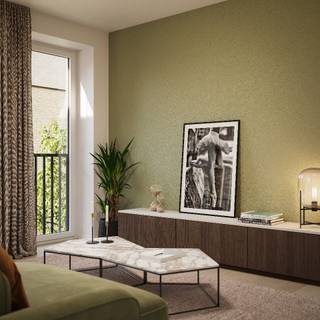 App. 1.2 – Gebouw 1: Dit nieuwbouwappartement op de eerste verdieping in hedendaagse stijl heeft 2 slaapkamers, een terras van +/- 10 m² en een oppervlakte van +/- 92 m². Dit lichtrijk appartement is gelegen op de voormalige site van de historische koffiebranderij Bruynooghe. Alle panden zijn uitgerust met een systeem van geothermie waarmee energie op een duurzame manier uit de bodem wordt gehaald. Elke woonunit beschikt over een eigen individuele warmtepomp voor de aansturing van de vloerverwarming en aanmaak van warm water. <br />Dit appartement is gelegen op de voormalige site van de historische koffiebranderij Bruynooghe, tussen de Minister Liebaertlaan en de Vlaanderenkaai. De Branderij is centraal gelegen en vlot bereikbaar via de R8, maar biedt een duurzame oase van recreatie en rust. Via de nieuwe wandel- en fietsas die door de auto-luwe enclave loopt, ben je in een oogwenk aan het charmante kanaal of de bruisende binnenstad, met alle voorzieningen binnen handbereik.<br /><br />Interesse of vragen? Meer info op matexi.be/debranderij of contacteer vrijblijvend onze sales consultants op 056 38 01 67.