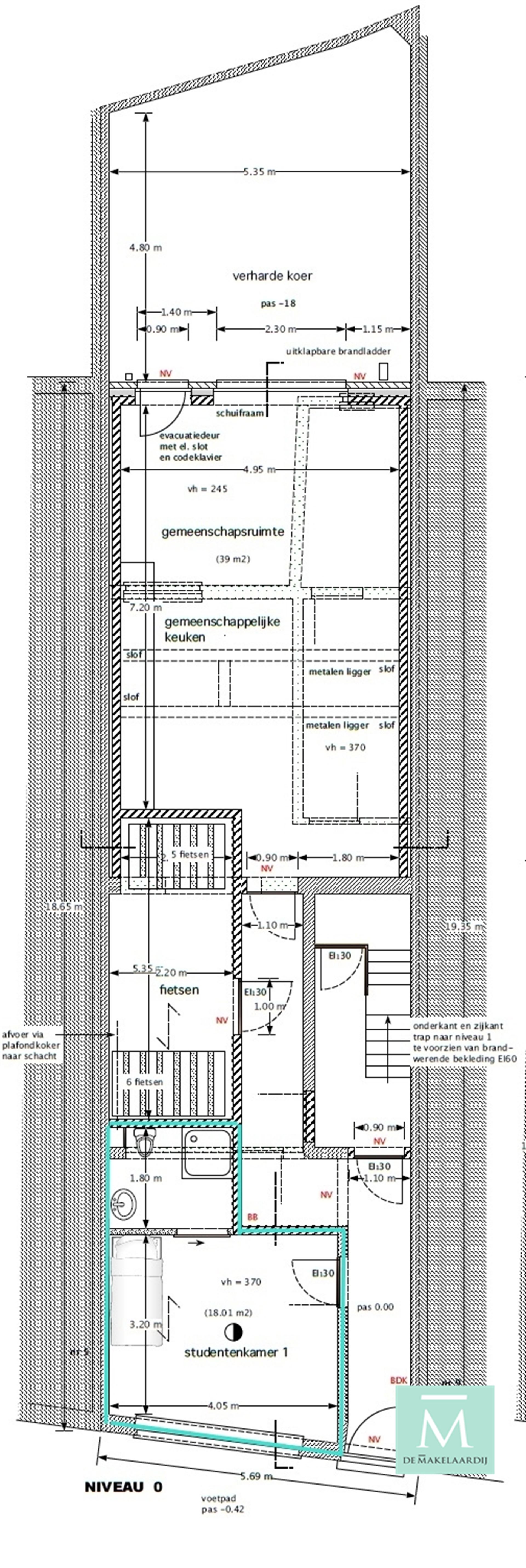 STUDENTS ONLY! Gemeubelde studio in hartje Mechelen - EERSTE BEWONING NA RENOVATIE - foto 3