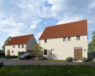 -- Stijlvol wonen in energiezuinige perfectie --<br /><br />Dit nieuwbouwproject omvat zeven stijlvolle woningen met een speelse en hedendaagse architectuur. De combinatie van doordachte vormgeving en praktische indeling zorgt voor een aangename en comfortabele woonbeleving.<br /><br />Elke woning wordt gerealiseerd met oog voor detail en volgens de regels van goed vakmanschap. Er wordt gewerkt met kwalitatieve materialen en een zorgvuldige afwerking, volledig conform het lastenboek.<br /><br />Dit project biedt je een ideale balans tussen esthetiek, kwaliteit en wooncomfort, perfect voor wie op zoek is naar een thuis in een rustige, aangename en kindvriendelijke omgeving.<br /><br />=> BEN-woning<br />Alle woningen worden BEN (Bijna Energie Neutraal) met een E-peil kleiner of gelijk aan E30. BEN-woningen verbruiken weinig energie voor verwarming, koeling, warm water en ventilatie. De energie die ze toch nodig hebben, wordt uit groene hernieuwbare energiebronnen gehaald.<br /><br />=> Afwerking<br />De woningen kunnen casco plus of volledig afgewerkt conform het lastenboek gekocht worden.<br />De geadverteerde prijs op de website is casco plus<br /><br />=> Indeling woning 1<br />-- Gelijkvloers: inkomhal, apart toilet, leefruimte met keuken en berging;<br />-- Verdieping: overloop, apart toilet, berging, drie slaapkamers en badkamer;<br />-- Zolder.