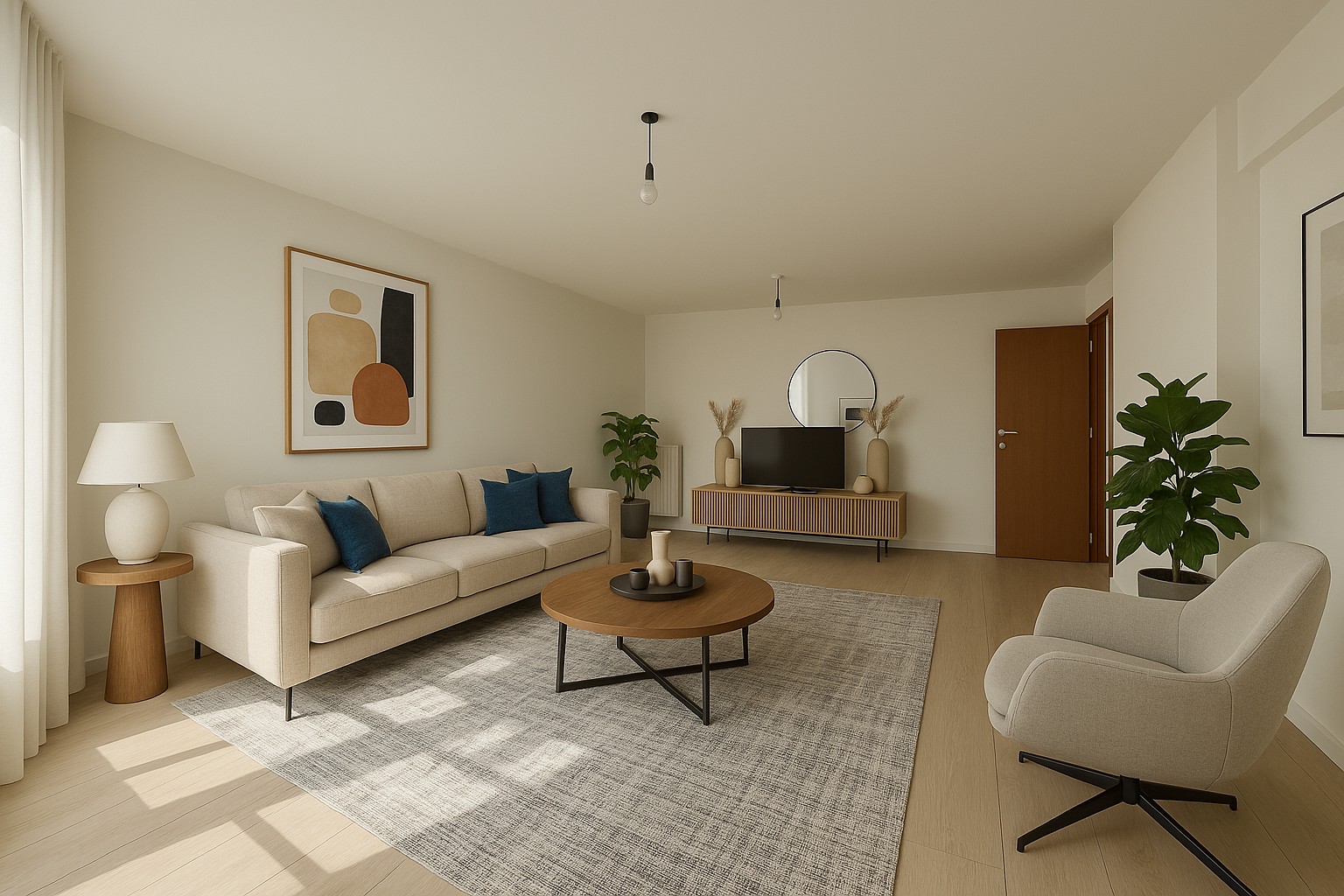 Ruim appartement (102 m²) met 2 slaapkamers en garage - foto 5