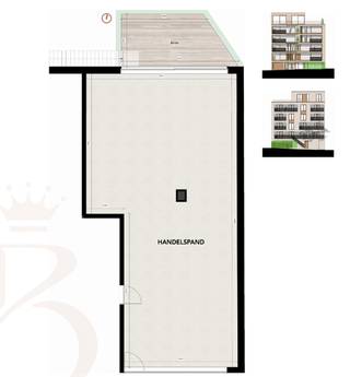 Ruim handelspand met een hoogwaardige afwerkingsgraad op toplocatie in het centrum van Genk.Project Belgiek bestaat uit 1 commerciële ruimte en 9...