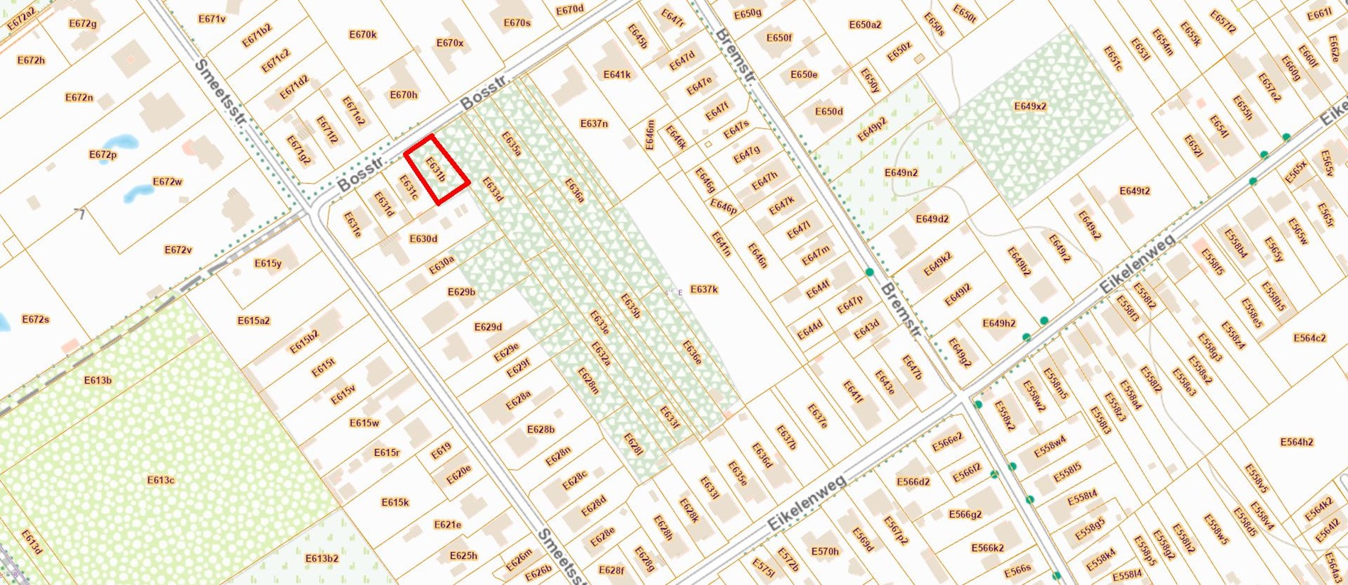 BOUWGROND VOOR OPEN BEBOUWING in de bosrijke villabuurt op de Bosstraat te Lanaken ! - foto 4