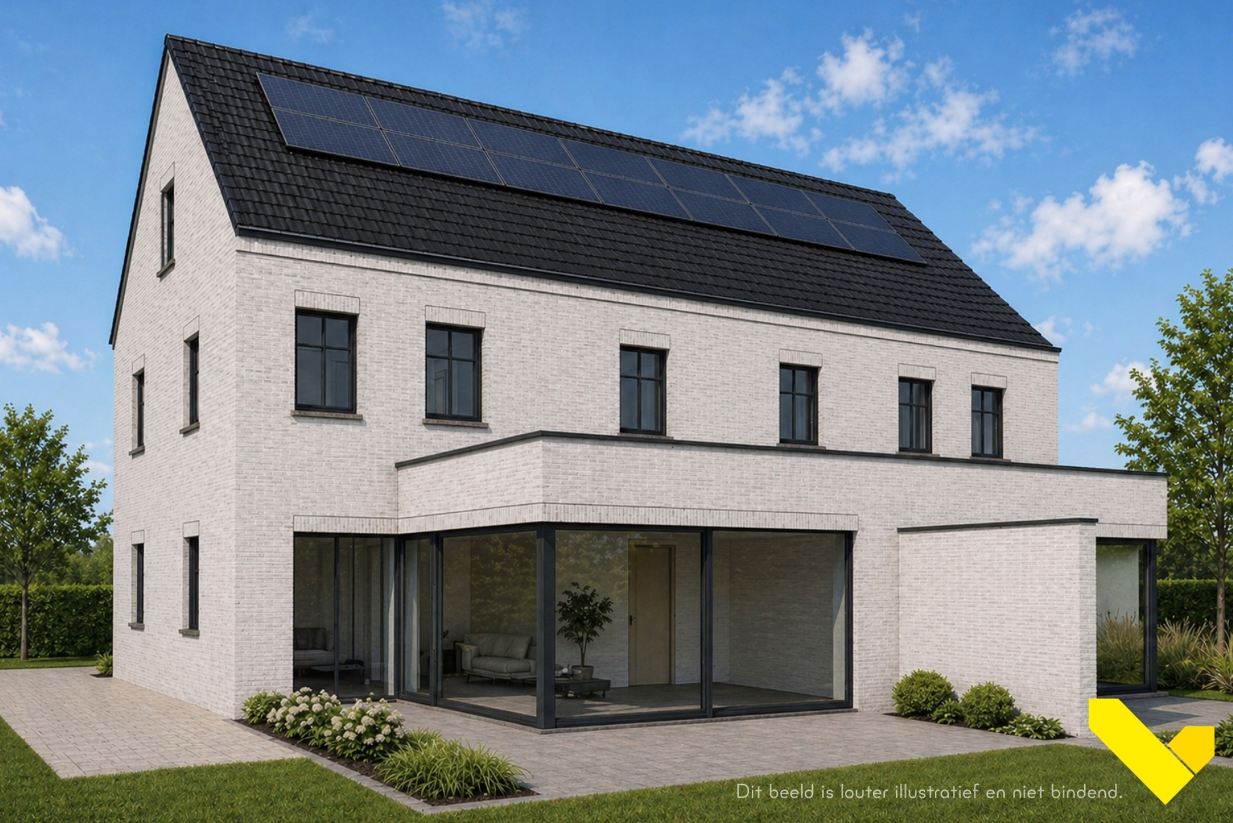 Halfopen moderne pastorijwoning nabij het centrum van Geel. - foto 3