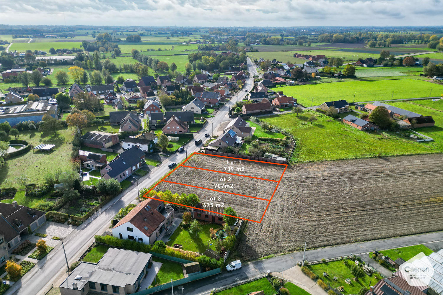 Mooi perceel voor open bebouwing op landelijke ligging – Ruddervoorde - foto 4