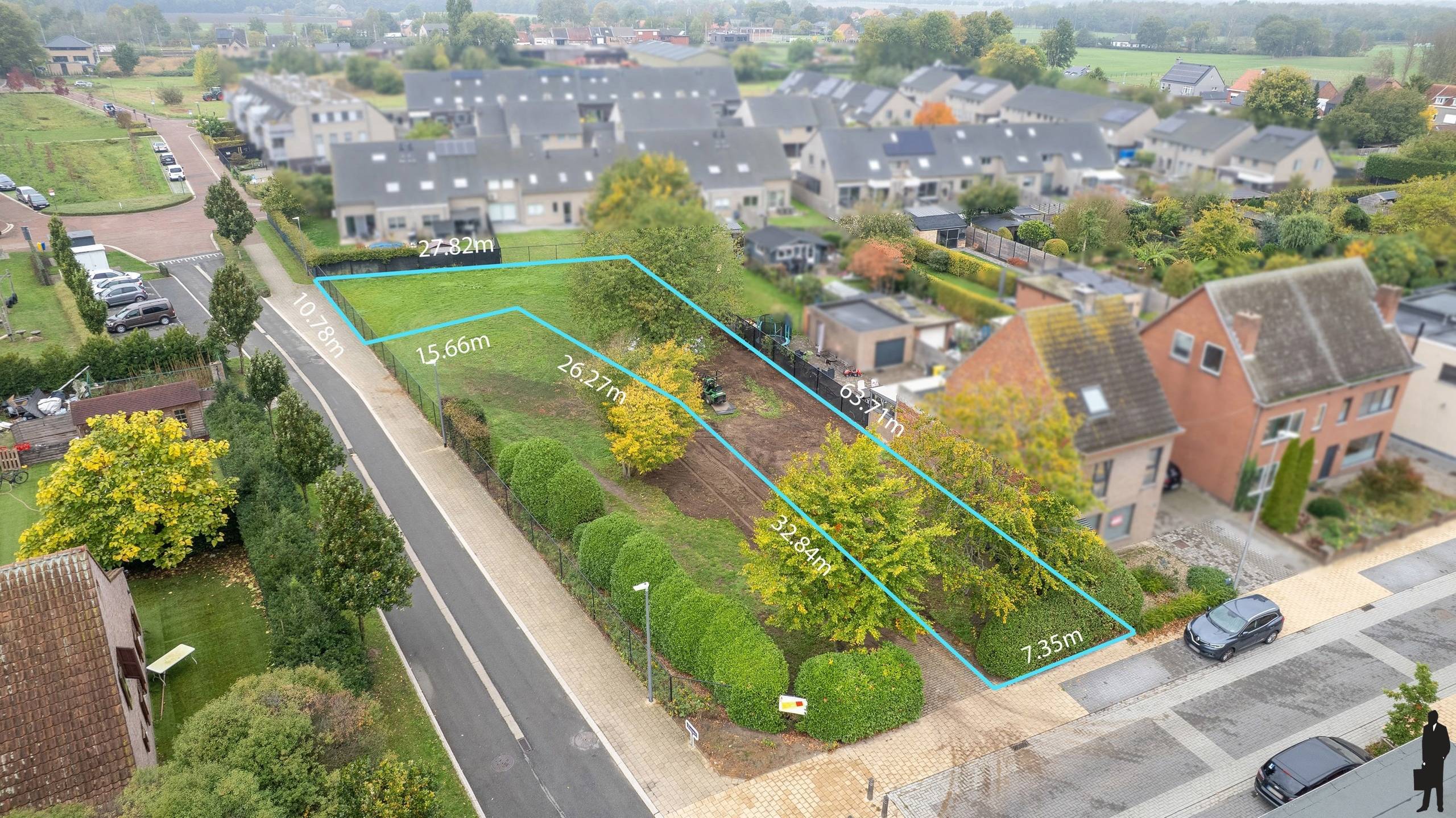 Bouwgrond voor gesloten bebouwing gelegen te Essen centrum - foto 1