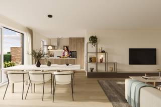 In een nieuwe en familievriendelijke wijk in Eernegem realiseert Danneels een verfijnde gezinswoning in hedendaags landelijke architectuur op het lot 15.<br /><br />Deze woning heeft een open woonkamer met afgewerkte eilandkeuken, een garage, 4 ruime slaapkamers, ingerichte badkamer, veel bergruimte en een omheinde tuin met terras.<br /><br />Het is een zeer energiezuinige woning, uitgerust met geothermische warmtepomp, vloerverwarming, ventilatie met warmterecuperatie en zonnepanelen.<br /><br />Danneels werkt jouw nieuwe thuis sleutel-op-de-deur voor je af, incl. terras, oprit en tuinomheining. Voor een vaste prijs en tegen een afgesproken einddatum. Jij kiest de keuken- en badkamerinrichting, vloer- en wandtegels bij onze partners. Onze klantenbegeleider staat voor je klaar met advies op maat.