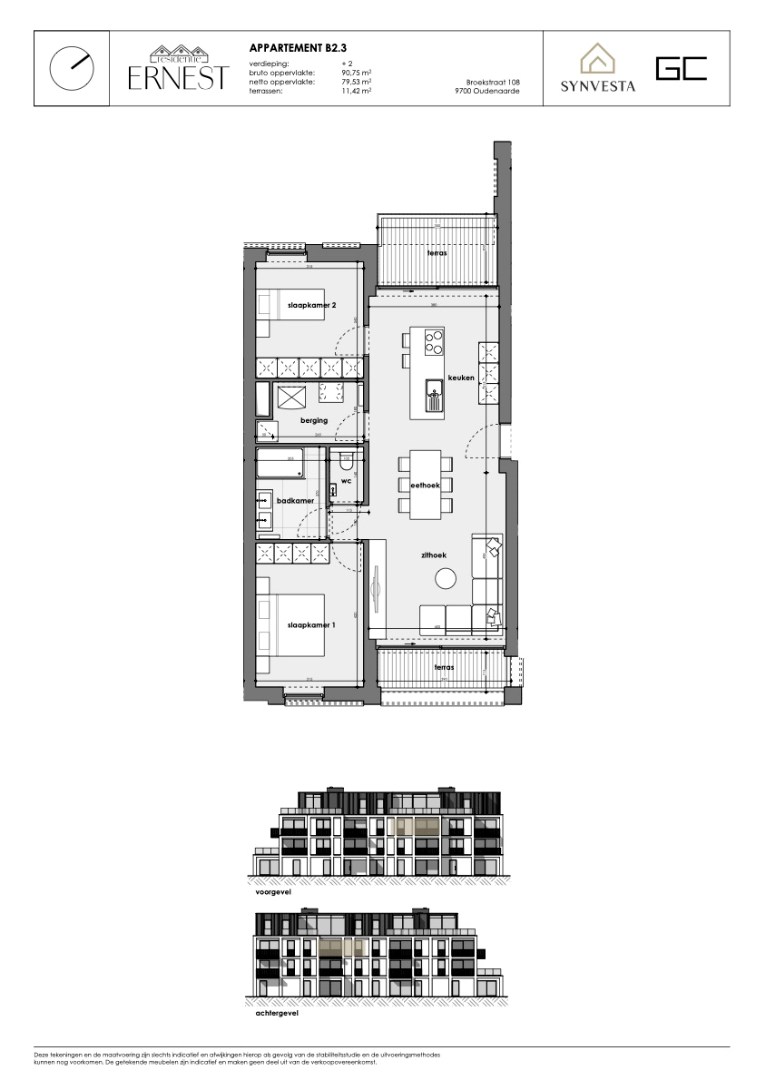 Apartment for sale in Oudenaarde with 2 bedrooms - photo 3