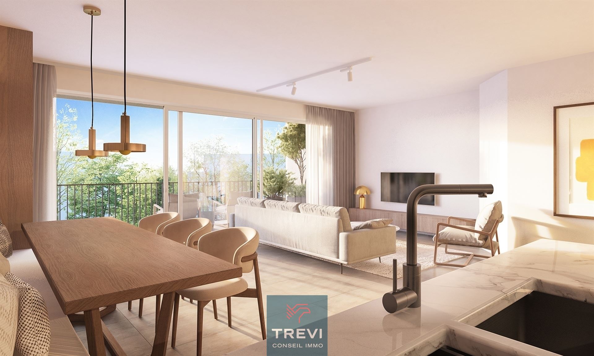 Magnifique appartement 3ch avec terasse - photo 2