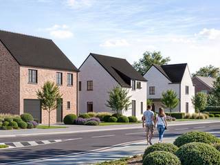 INDELING VAN DE WONING<br /><br />GELIJKVLOERS<br /><br />- Inkomhal- Gastentoilet- Leefruimte met open keuken- Trap naar boven- Inpandige garage/berging<br />EERSTE VERDIEP<br /><br />- Nachthal met zolderluik- Apart toilet- Badkamer- 4 slaapkamers<br />ZOLDERVERDIEP<br /><br />- Zolderruimte<br />Afbeeldingen zijn steeds illustratief en contractueel niet bindend.<br /><br />De koper heeft deels nog inspraak in de stijl en afwerking van de woning voor zover deze zaken niet werden vastgelegd door vergunning of bestelling van materialen.<br /><br />TIP: Hoe sneller U beslist in de bouwfase, des te meer inspraak U heeft in de keuze van materialen en/of afwerking.<br /><br />ECO-uitvoering dat voldoet aan strenge energienormen.<br /><br />- Zonnepanelen- Doorgedreven isolatie- Warmtepomp i.p.v. gas- Vloerverwarming- Ventilatie D- Max. E-peil = 30- Elektriciteitsaansluiting : 3 fasen