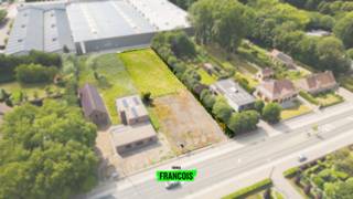NIEUWE VOORWAARDEN!Uniek perceel bouwgrond van 1.500 m² (25m breed x 60m diep, aan 265€/m²) met in het verlengde een gelijklopend, aanpalende...